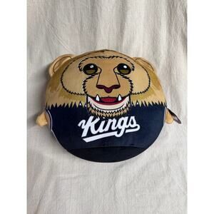 Sacramento Kings Slamson Mascot Round Plush Pillow NBA Team Logo Fan Cushion NWT